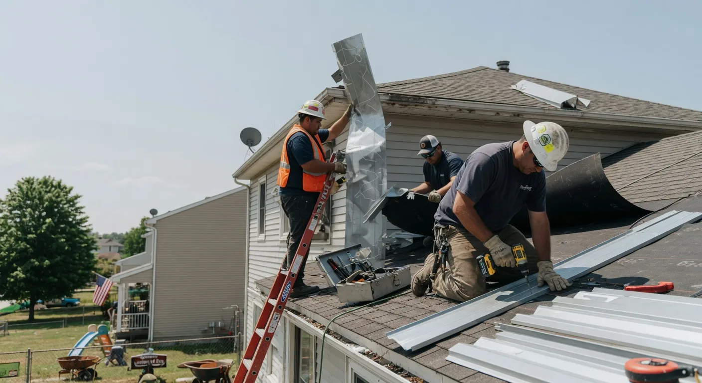 Metal Roof Repair in Sarahsville, OH